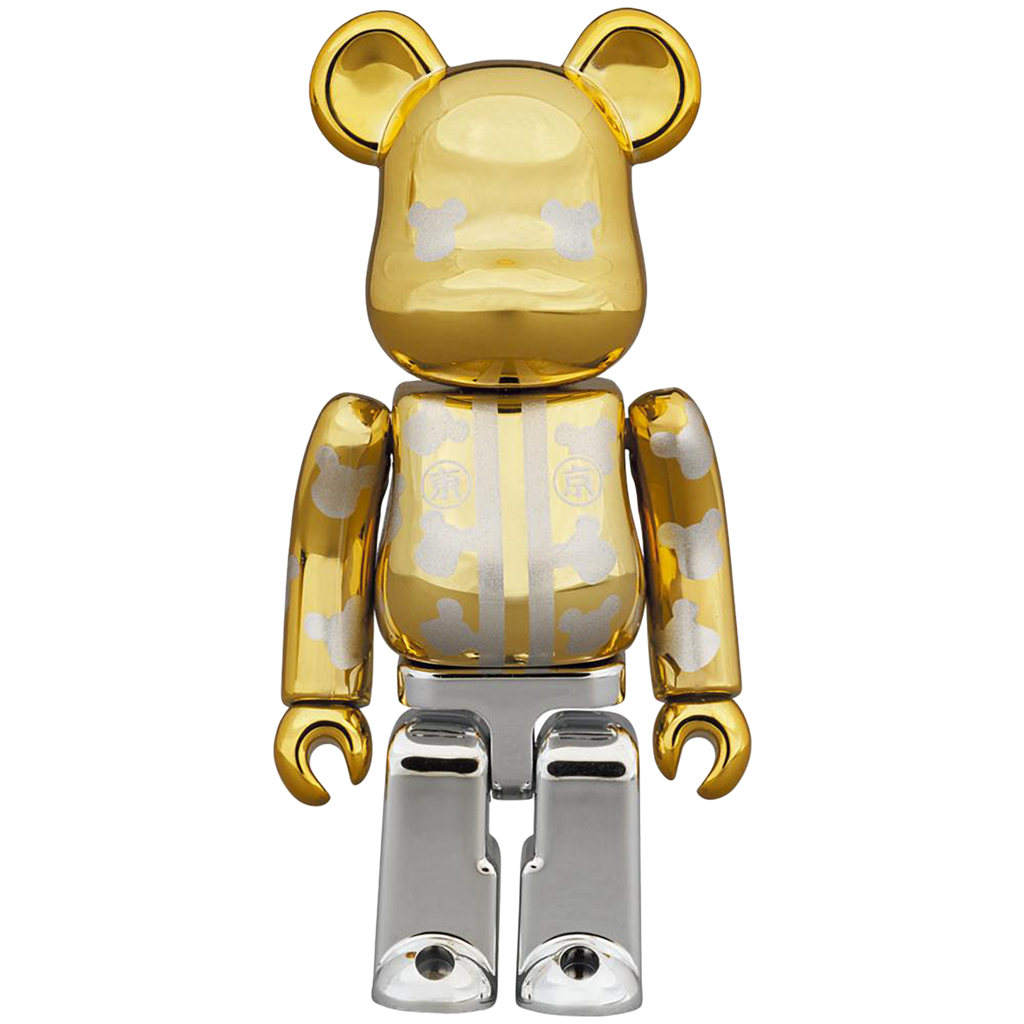 BE@RBRICK Happy Tokyo Gold Plated 100％ & 400％