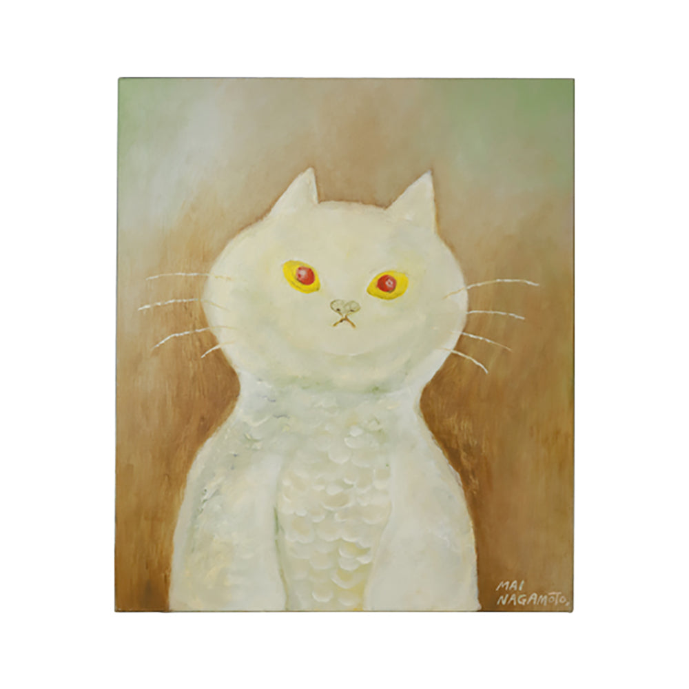 MAI NAGAMOTO "FUTENEKO" 油絵原画 FUTENEKO〜言葉を知らないボク達 A_0