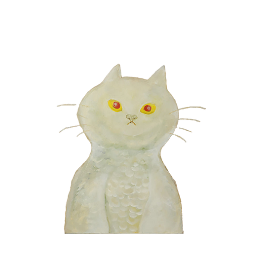 MAI NAGAMOTO "FUTENEKO" 油絵原画 FUTENEKO〜言葉を知らないボク達 A