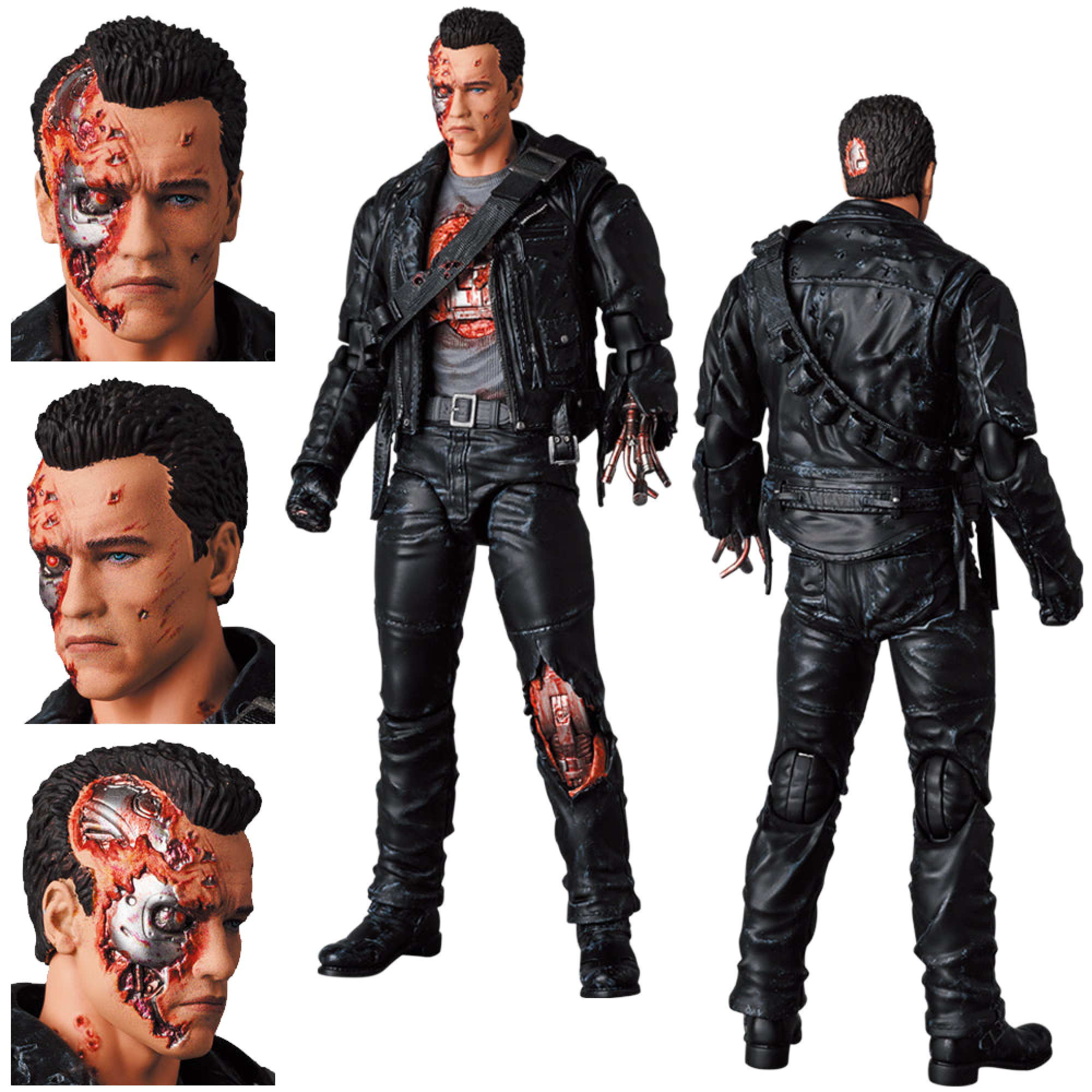 MAFEX T-800 (T2:BATTLE DAMAGE Ver.)