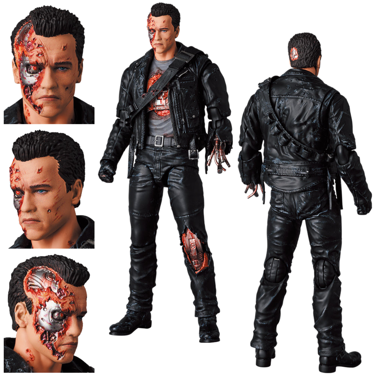 MAFEX T-800 (T2:BATTLE DAMAGE Ver.)