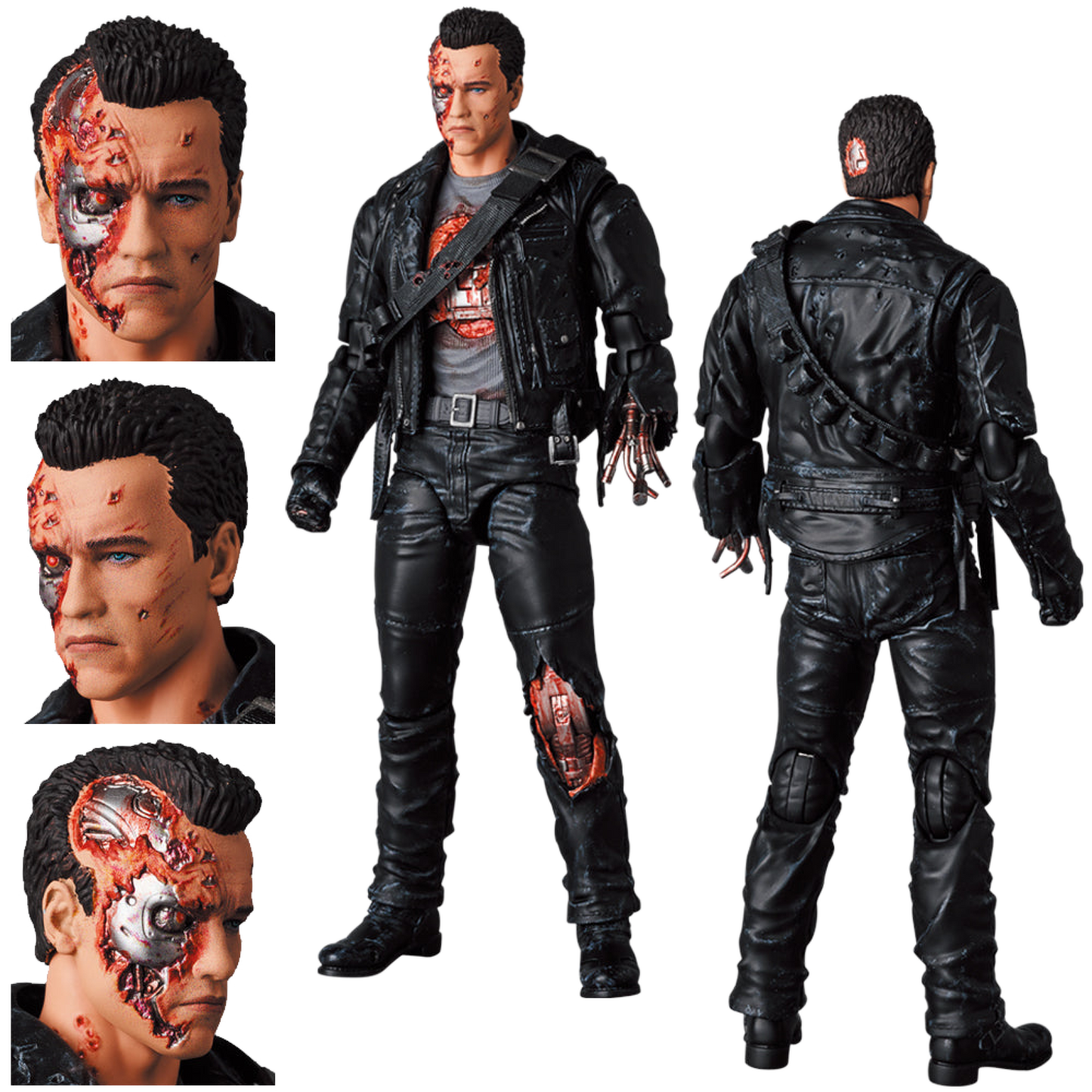 MAFEX T-800 (T2:BATTLE DAMAGE Ver.)