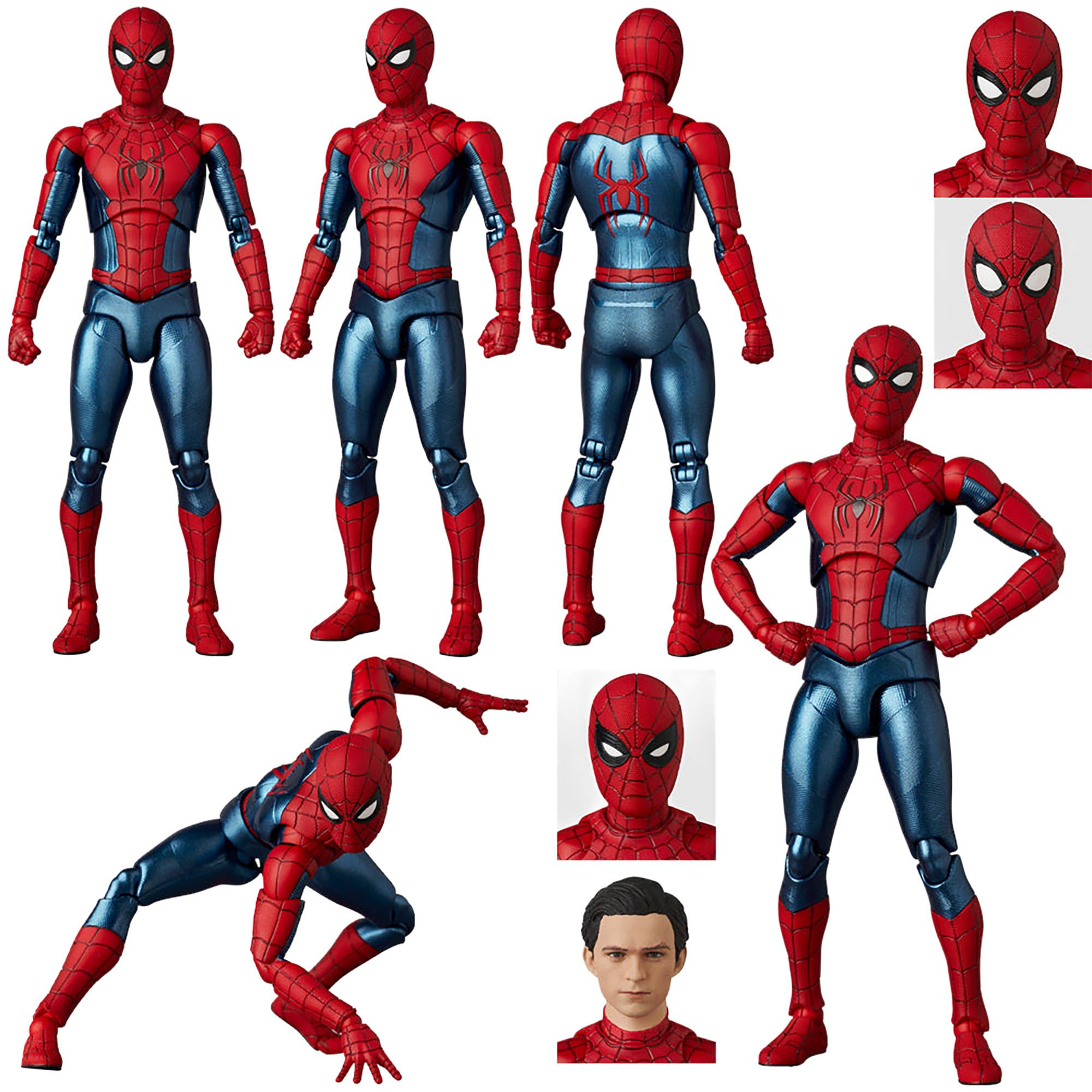 MAFEX SPIDER-MAN NEW RED & BLUE SUIT
