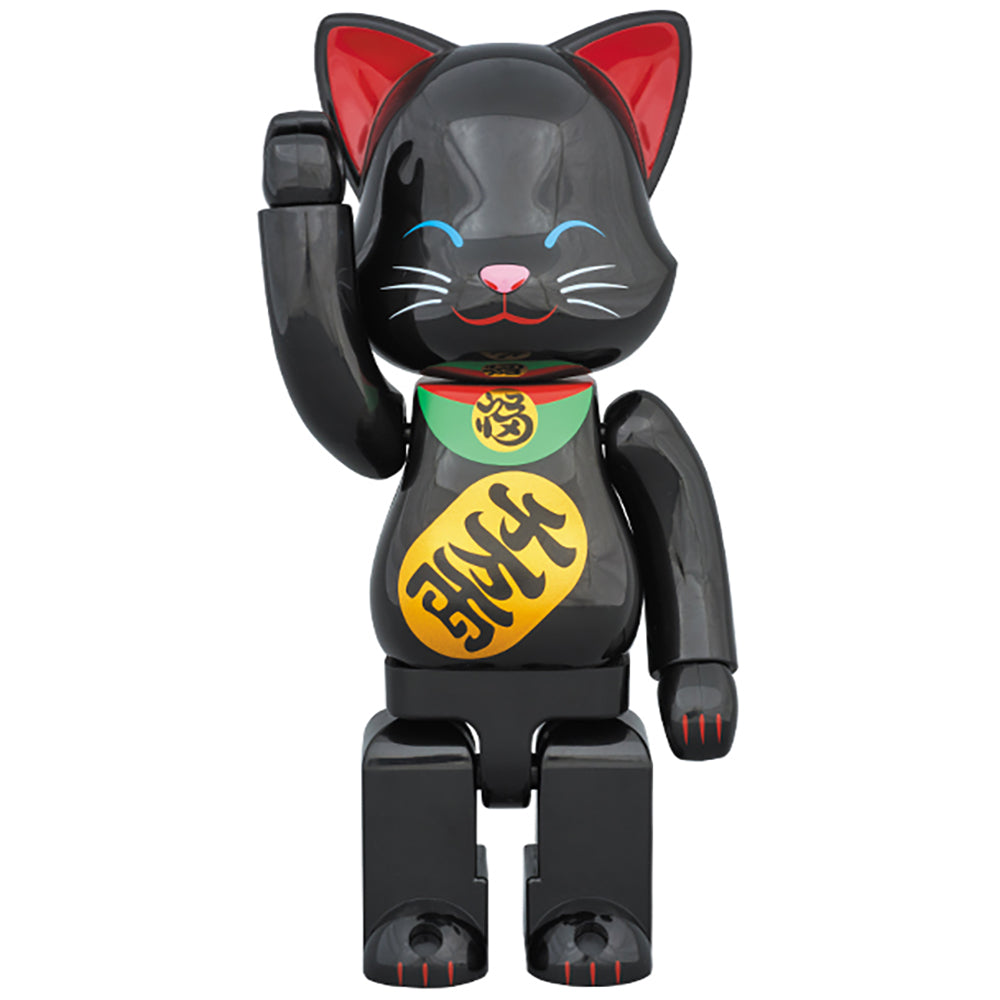 NY@BRICK 招き猫 黒 400％_0