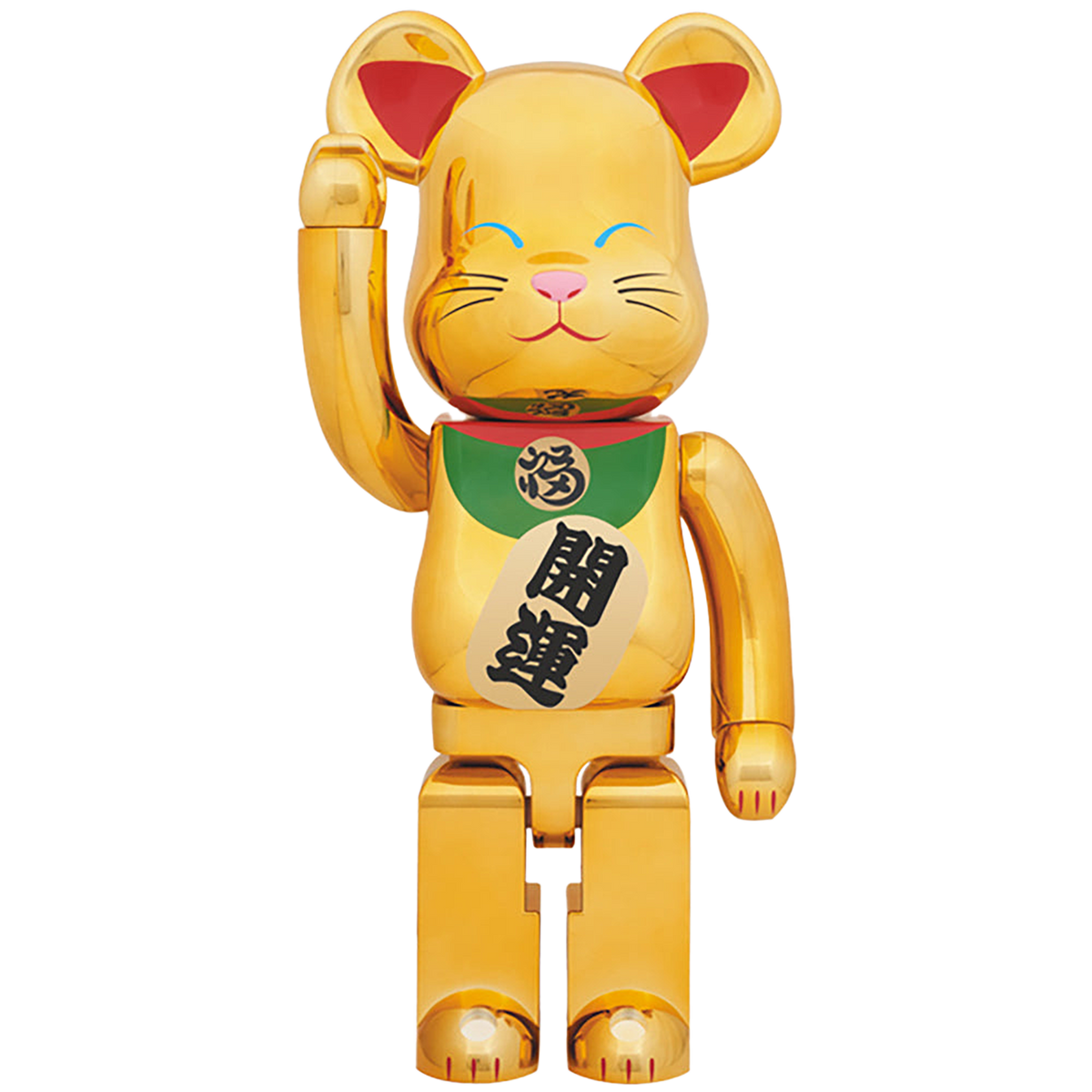 BE@RBRICK 招き猫 金メッキ 弐 1000％