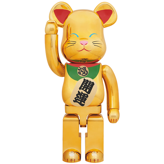 BE@RBRICK 招き猫 金メッキ 弐 1000％