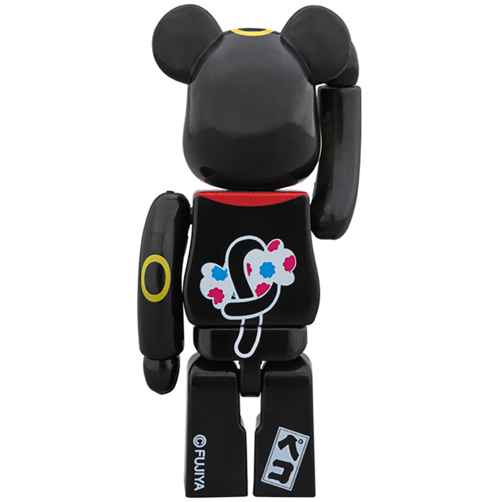 BE@RBRICK 招き猫 ペコちゃん 黒 100％ ＆ 400％_2