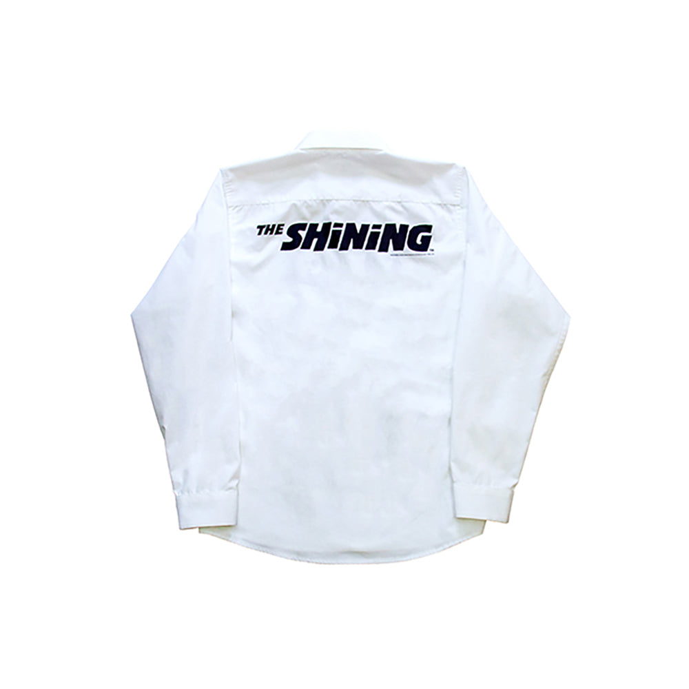 Noodle×THE SHiNiNG shirt WHITE／BLACK_2