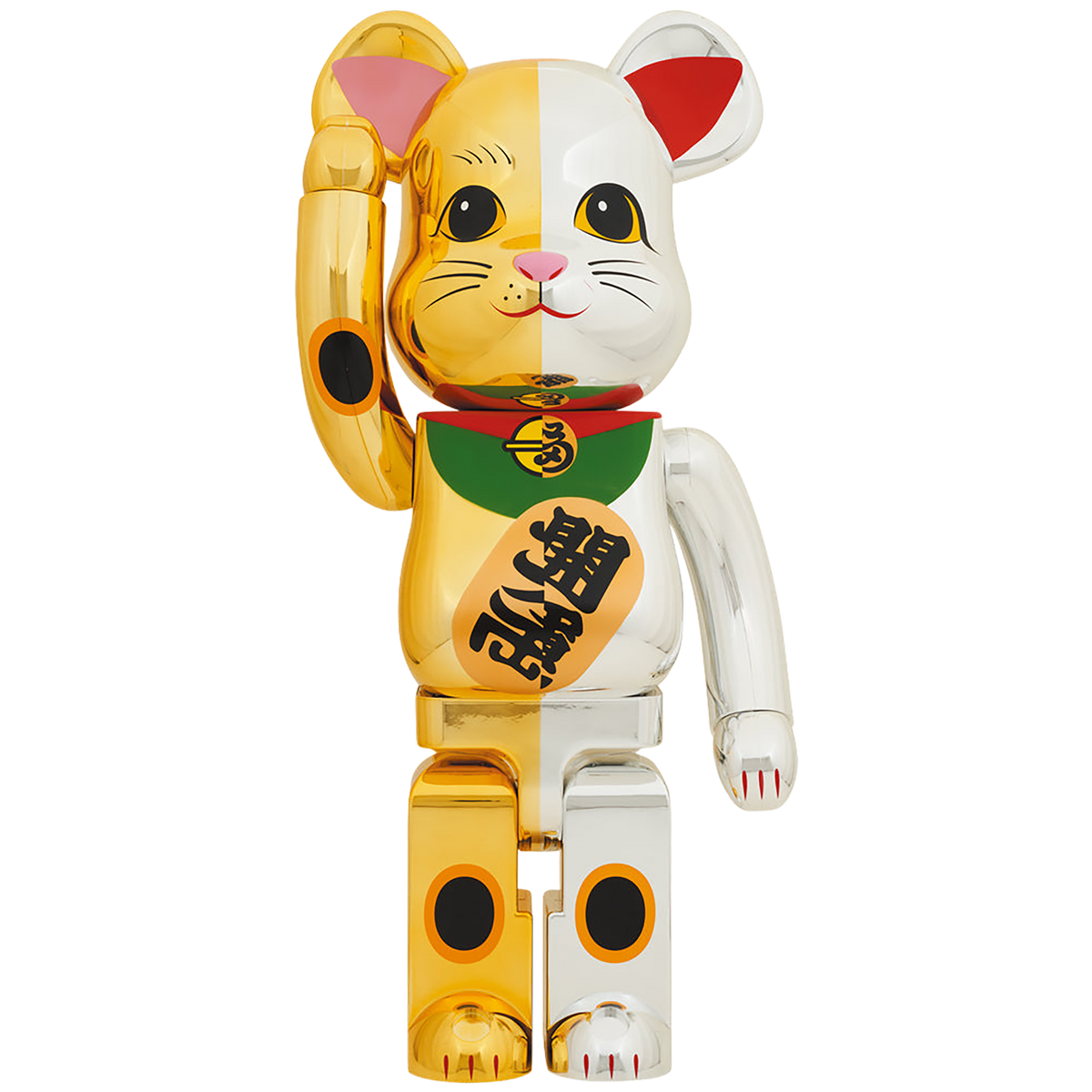 BE@RBRICK 招き猫 千万両 金×開運 銀 1000% | MEDICOM TOY OFFICIAL STORE BE@RBRICK 招き猫 千万両 金×開運 銀 1000% | MEDICOM TOY OFFICIAL STORE