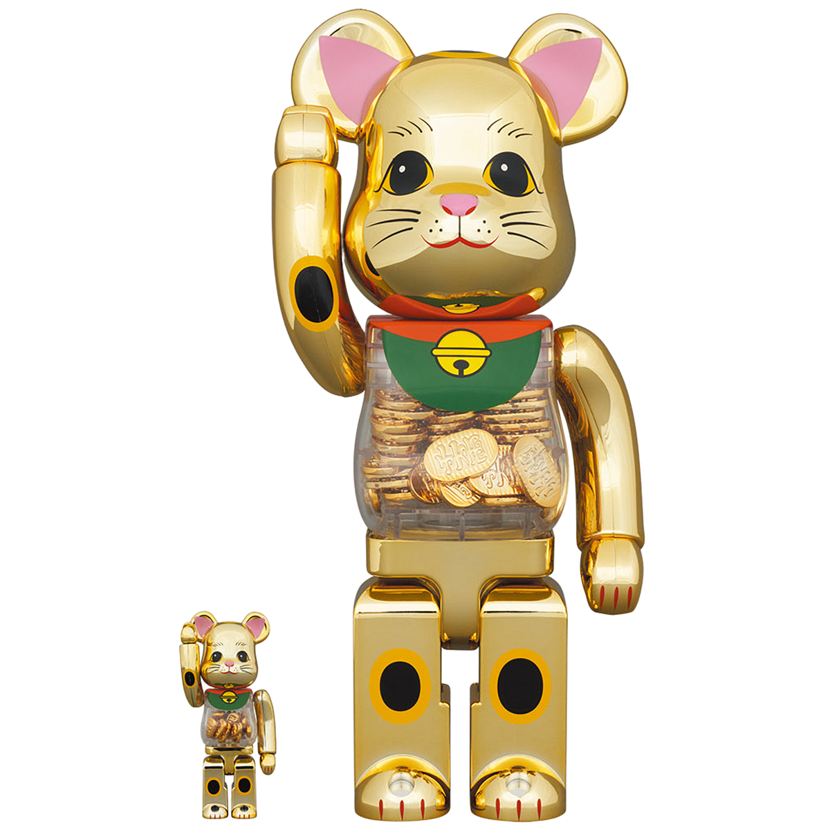 BE@RBRICK Maneki Neko koban 100％ & 400％