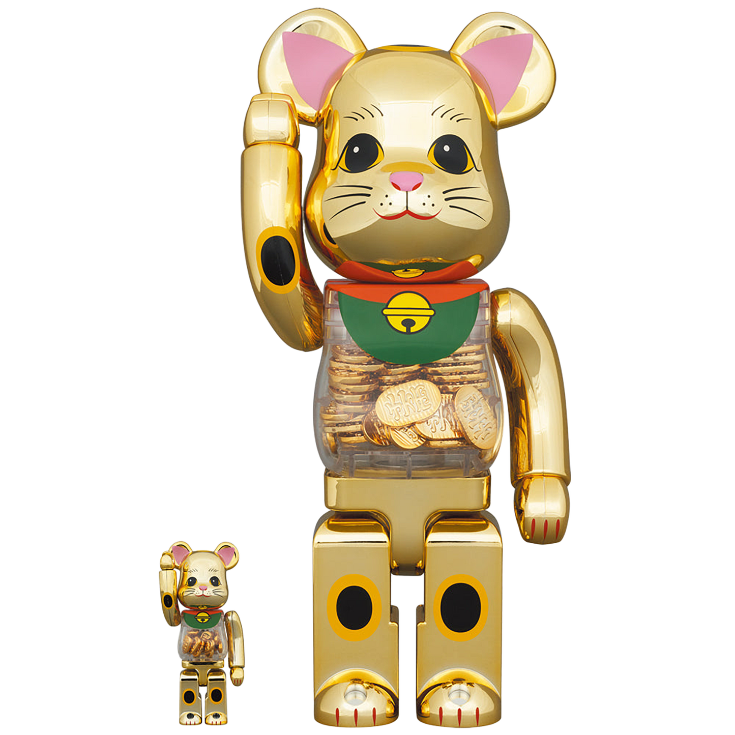BE@RBRICK Maneki Neko koban 100％ & 400％