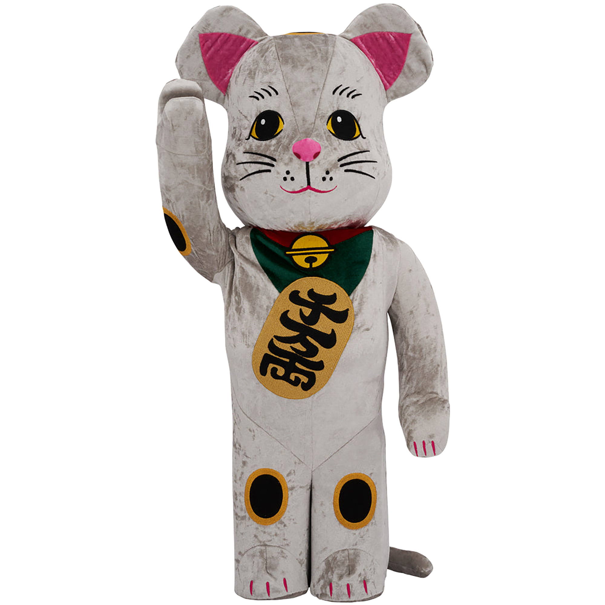BE@RBRICK Manekineko Kigurumi Silver 1000%