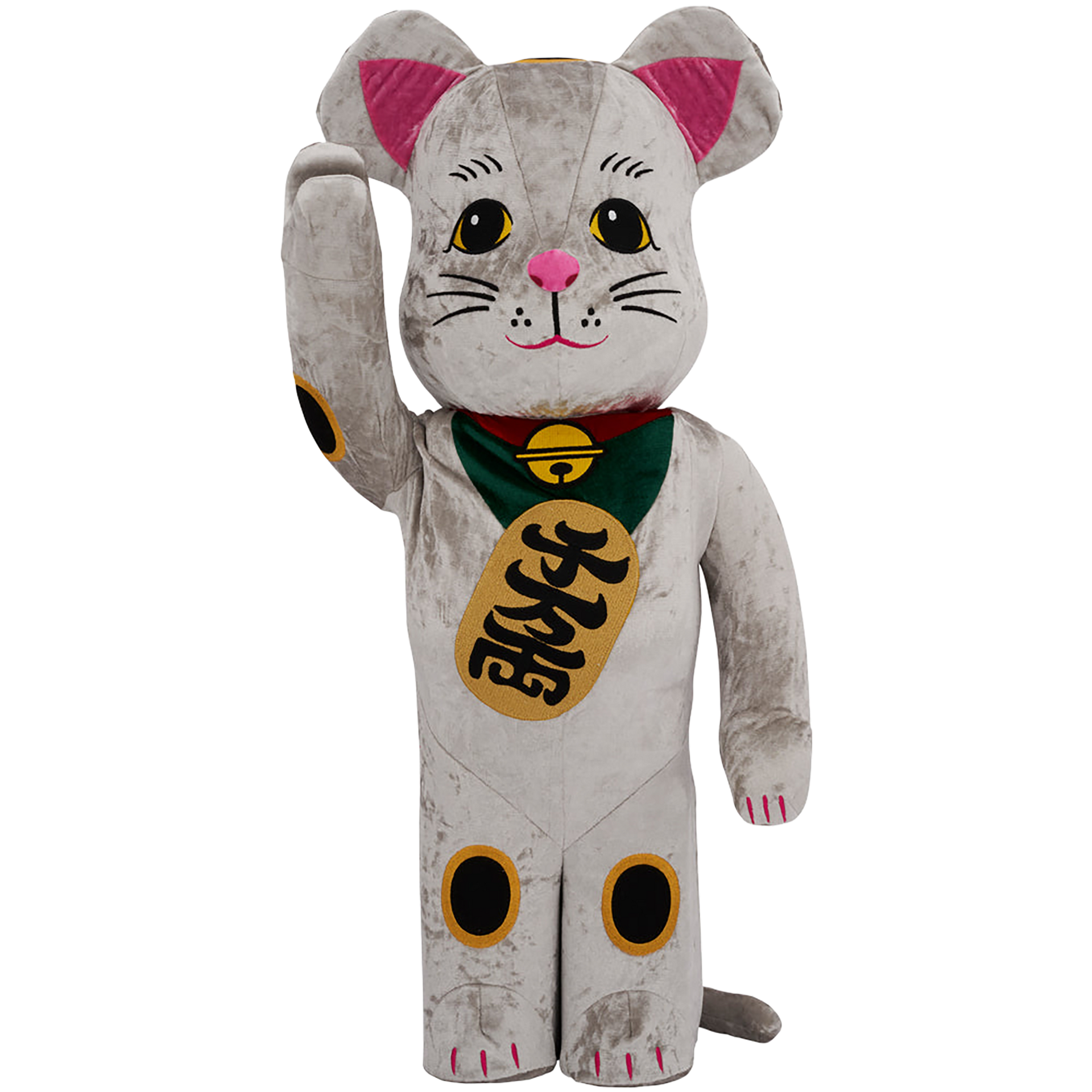BE@RBRICK 招き猫 着ぐるみ 銀 1000％ | MEDICOM TOY OFFICIAL STORE