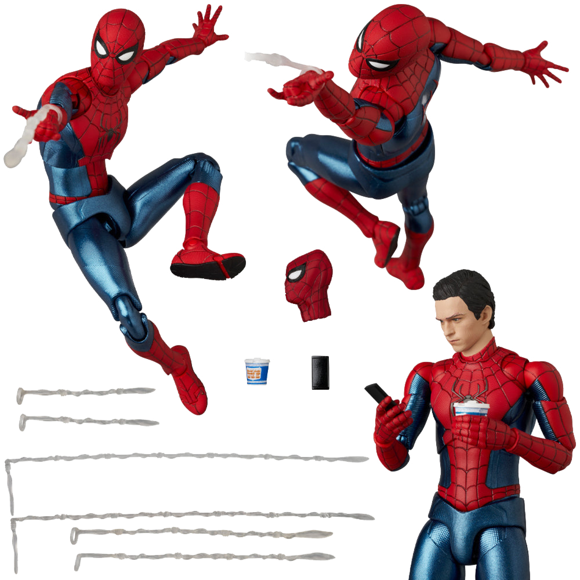 MAFEX SPIDER-MAN NEW RED & BLUE SUIT | MEDICOM TOY OFFICIAL STORE