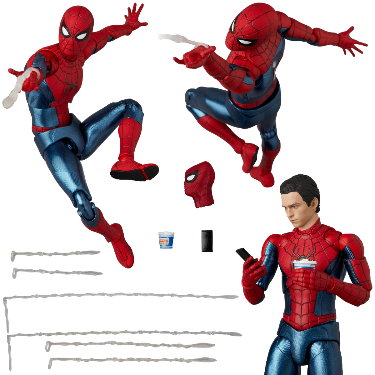 MAFEX SPIDER-MAN NEW RED & BLUE SUIT | MEDICOM TOY OFFICIAL STORE MAFEX SPIDER-MAN NEW RED & BLUE SUIT | MEDICOM TOY OFFICIAL STORE