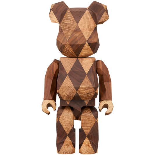 BE@RBRICK カリモク fragmentdesign polygon-LATTICE PATTERN 400％