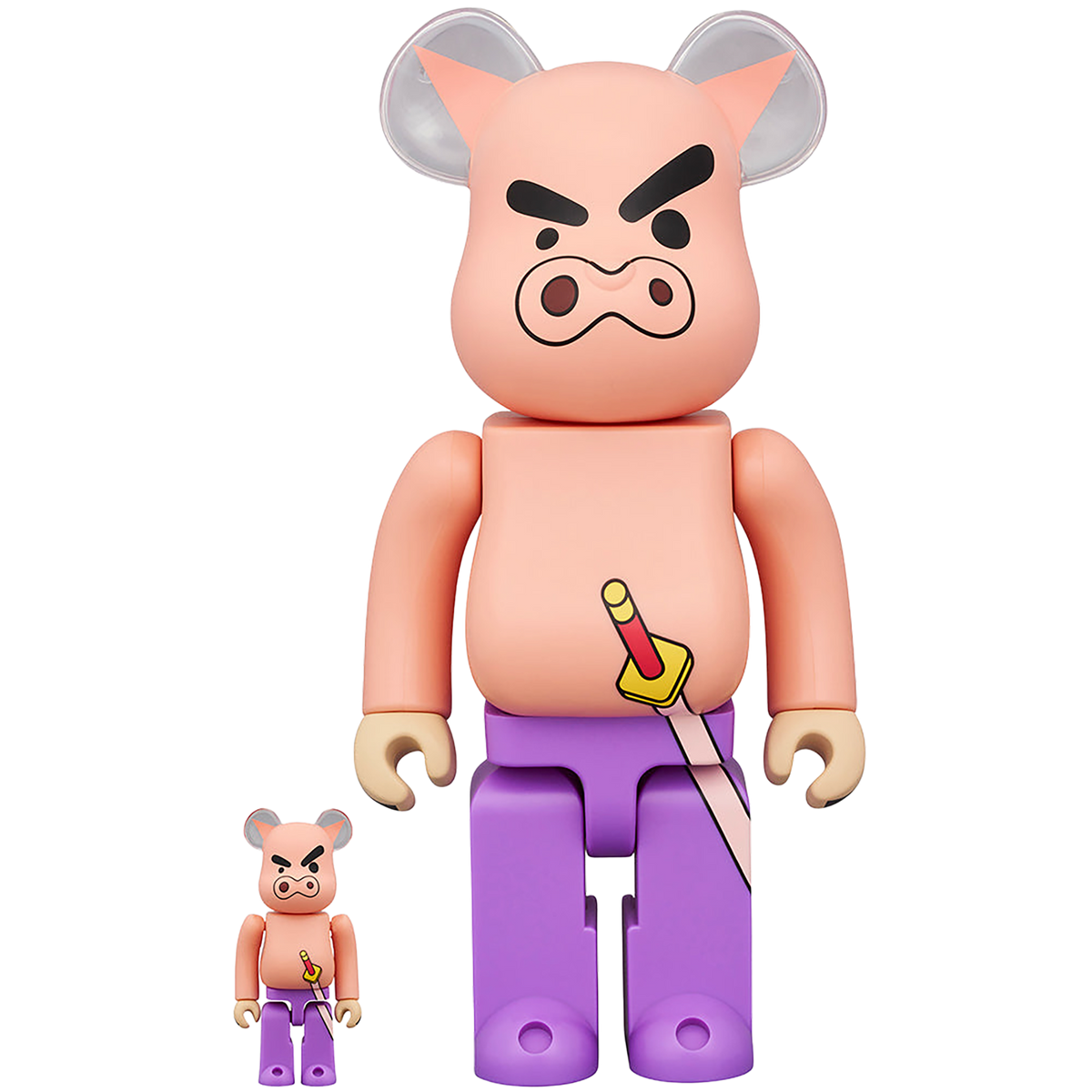 BE@RBRICK ぶりぶりざえもん 100％ & 400％