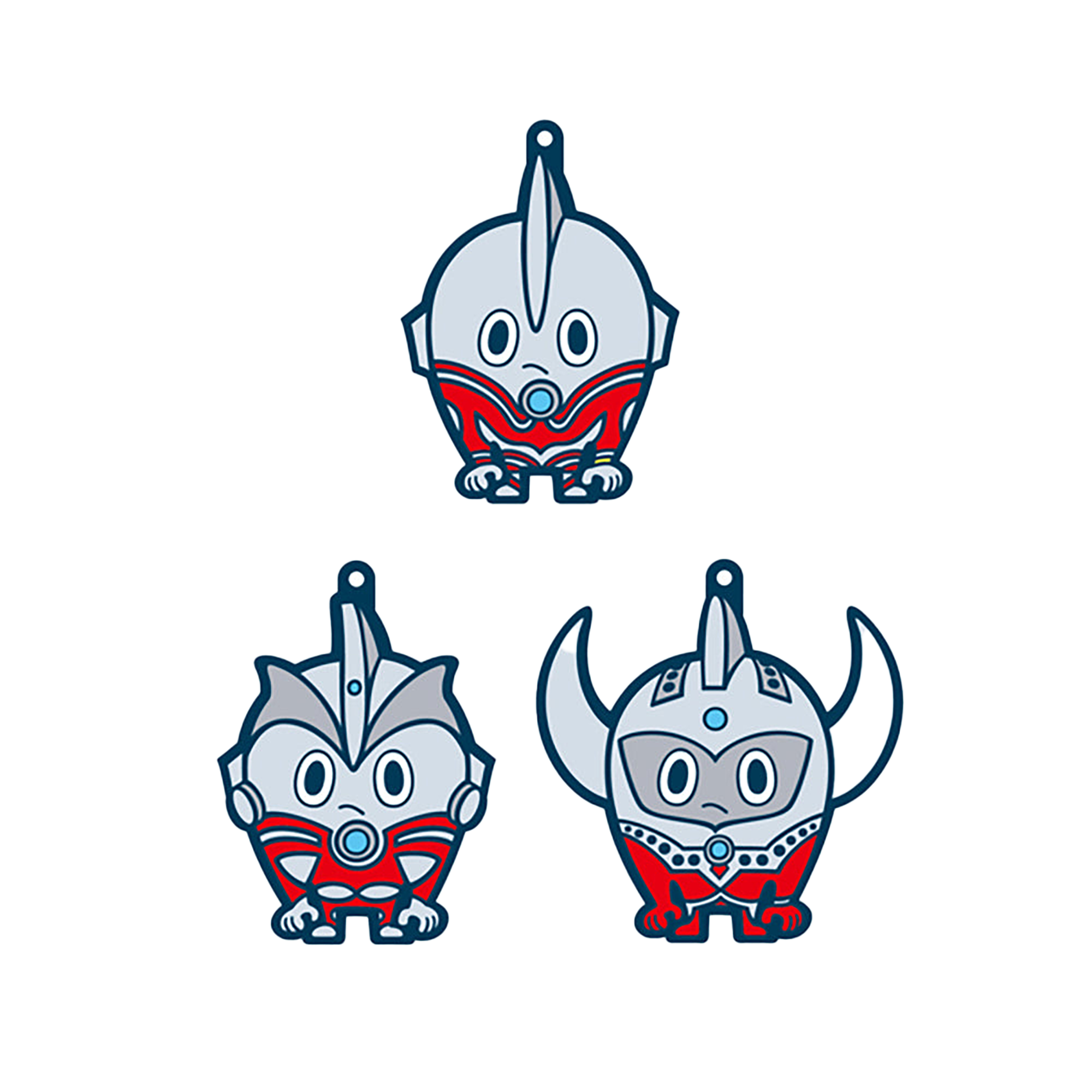 ウルトラ6兄弟 ラバーストラップ