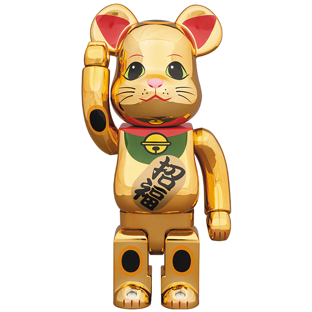 BE@RBRICK 招き猫 金メッキ 伍 400％