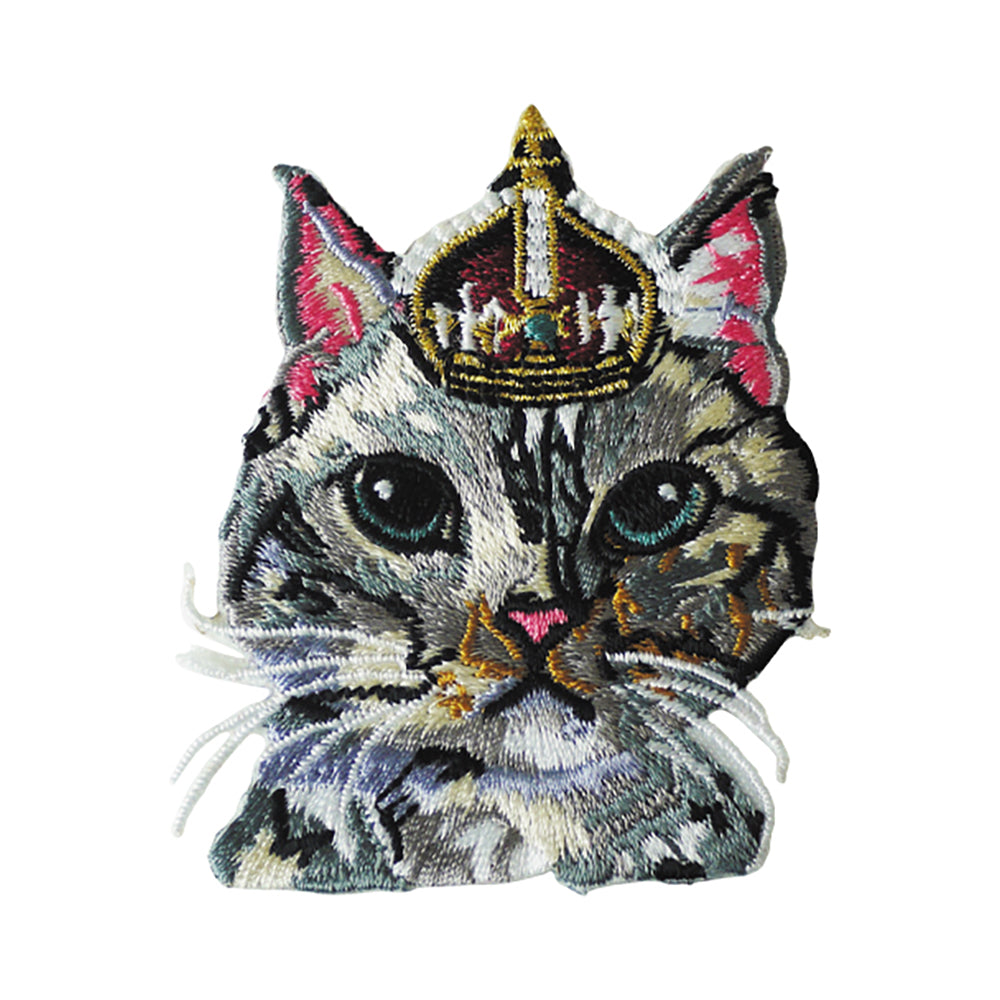 gris gris des BONBON オリジナル刺繍ワッペン／カードセット SHIRONECO（刺繍ワッペン、カード1枚、封筒1枚）_0