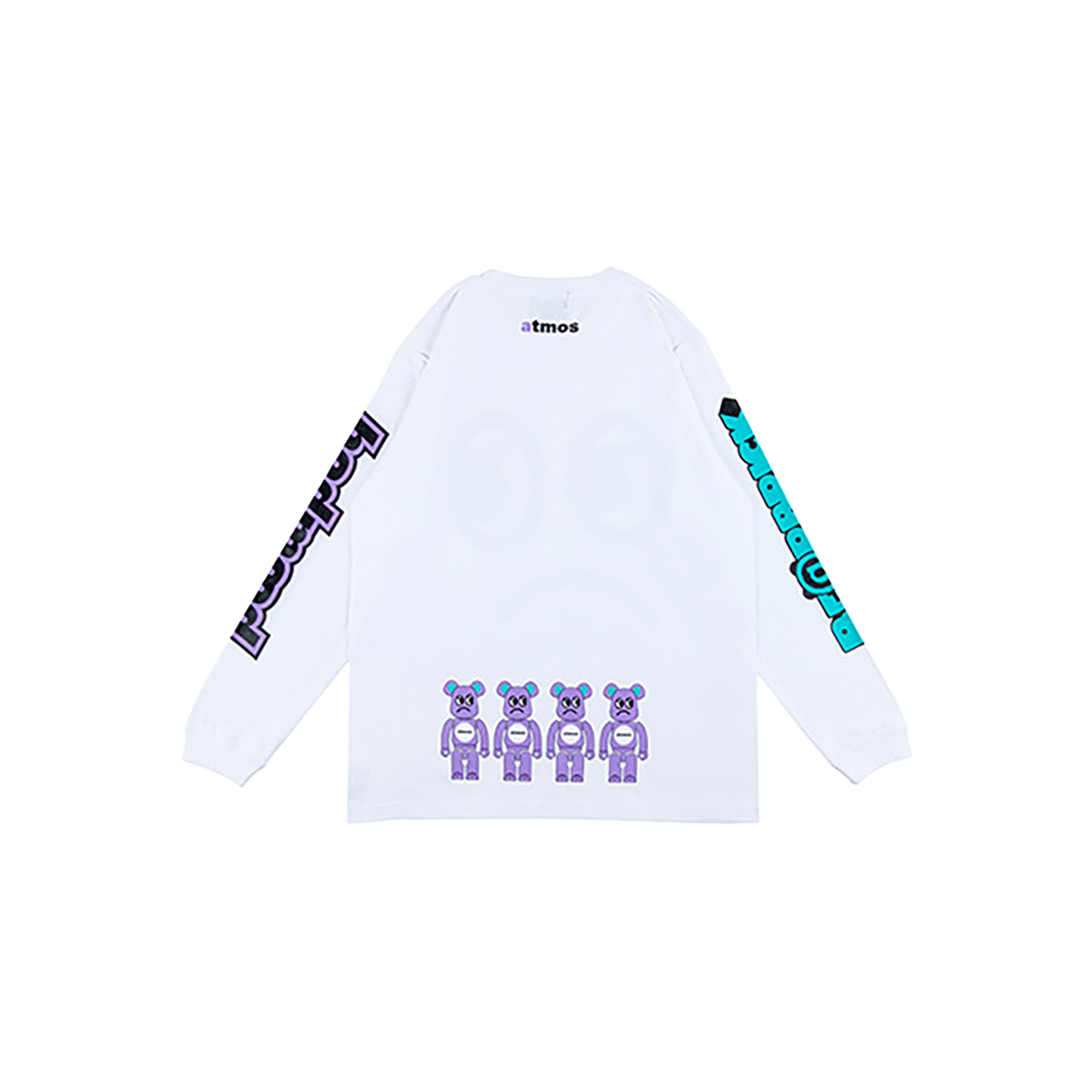 atmos × BE@RBRICK × BADMOOD L/S TEE