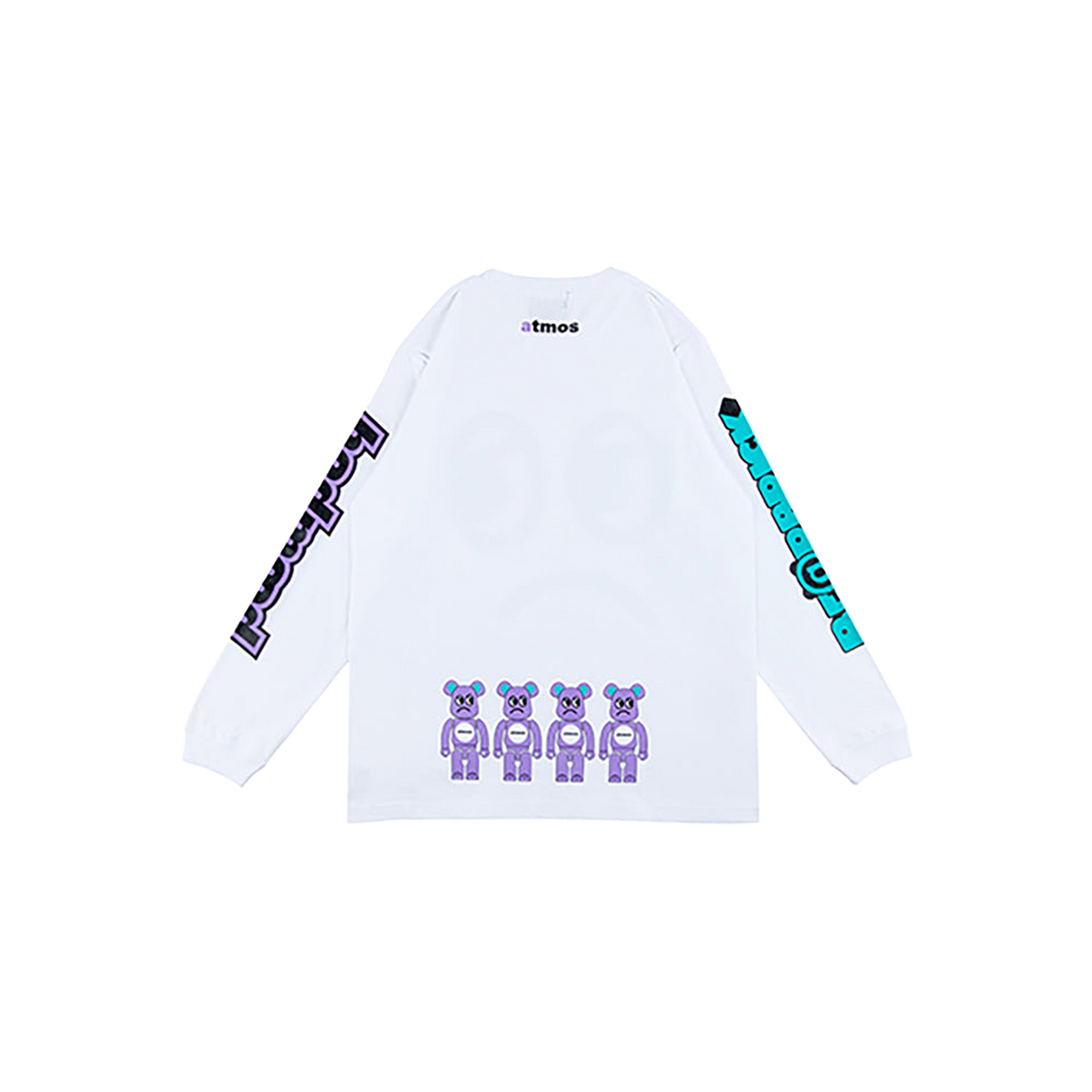 atmos × BE@RBRICK × BADMOOD L/S TEE