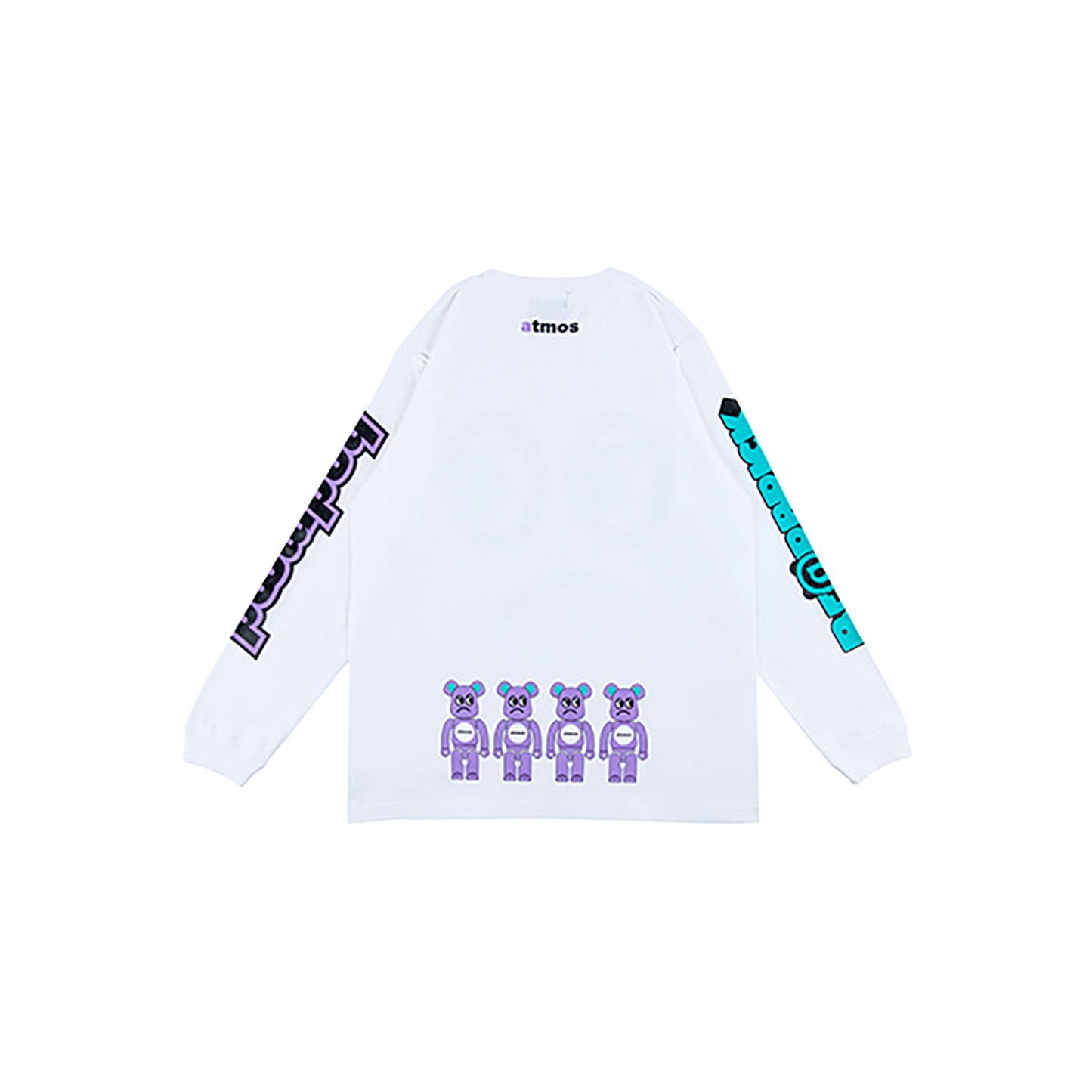atmos × BE@RBRICK × BADMOOD L/S TEE