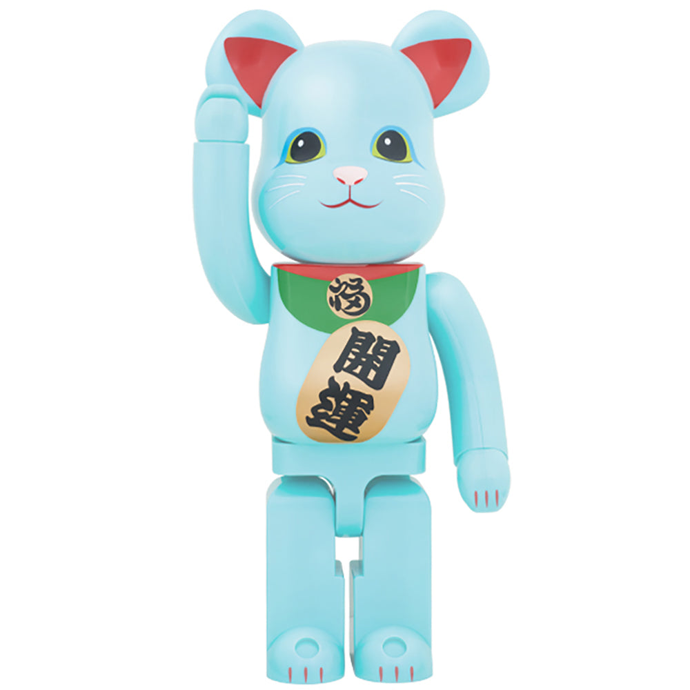 BE@RBRICK 招き猫 青蓄光 1000％_0