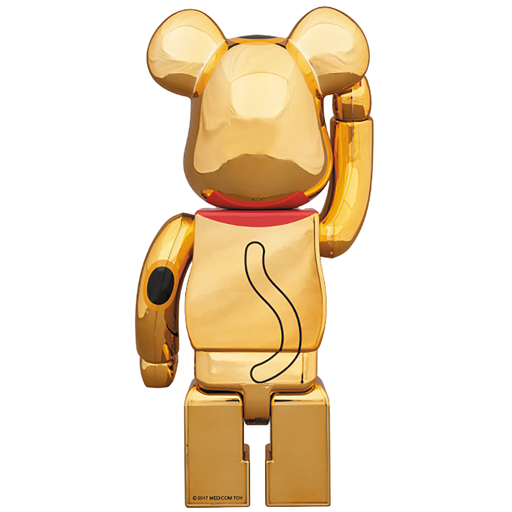 BE@RBRICK 招き猫 金メッキ 伍 400％