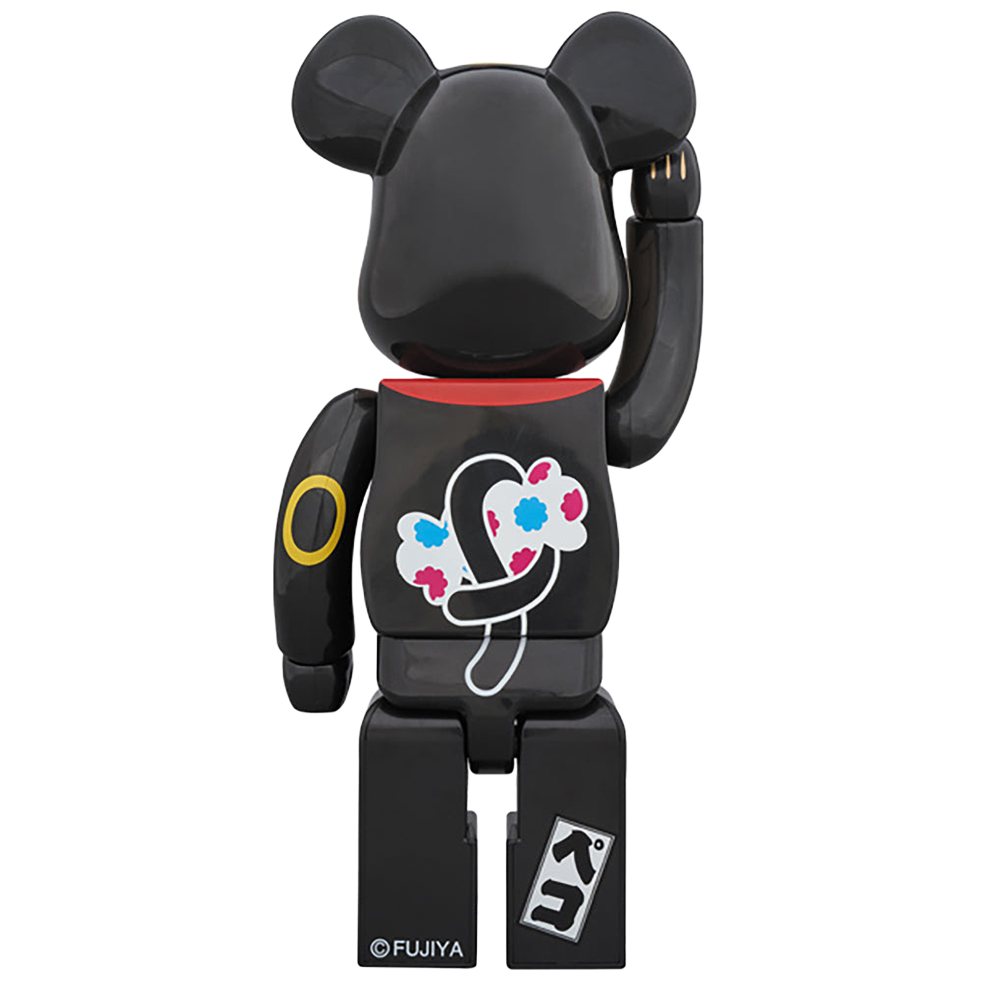 BE@RBRICK 招き猫 ペコちゃん 黒 100％ ＆ 400％