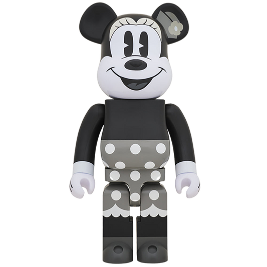 BE@RBRICK MINNIE MOUSE (B&W Ver.) 1000％