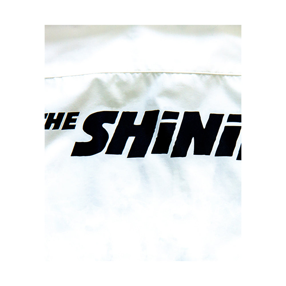 Noodle×THE SHiNiNG shirt WHITE／BLACK_4