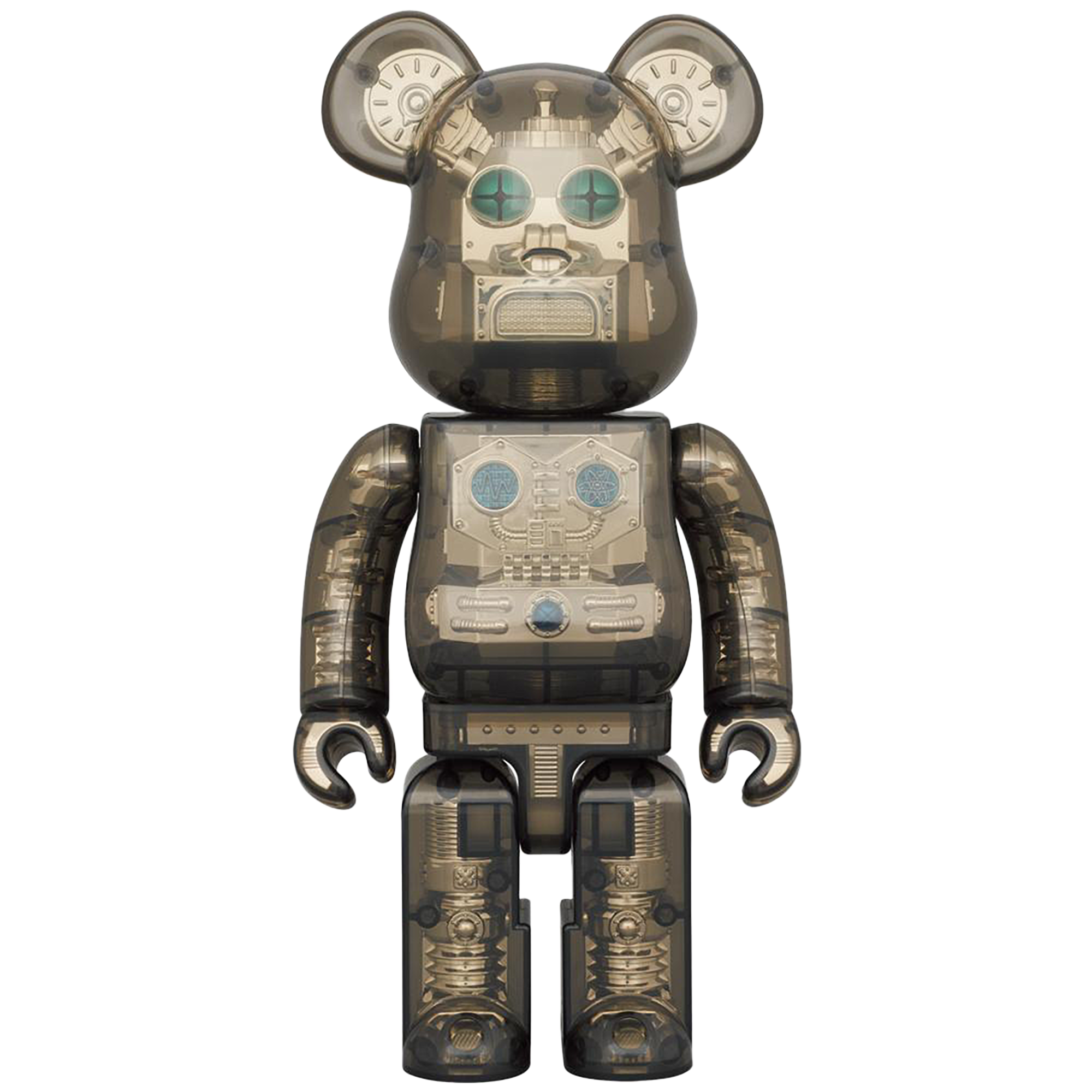 BE@RBRICK HxS(HIROTA SAIGANSHO) 400% CLEAR BLACK