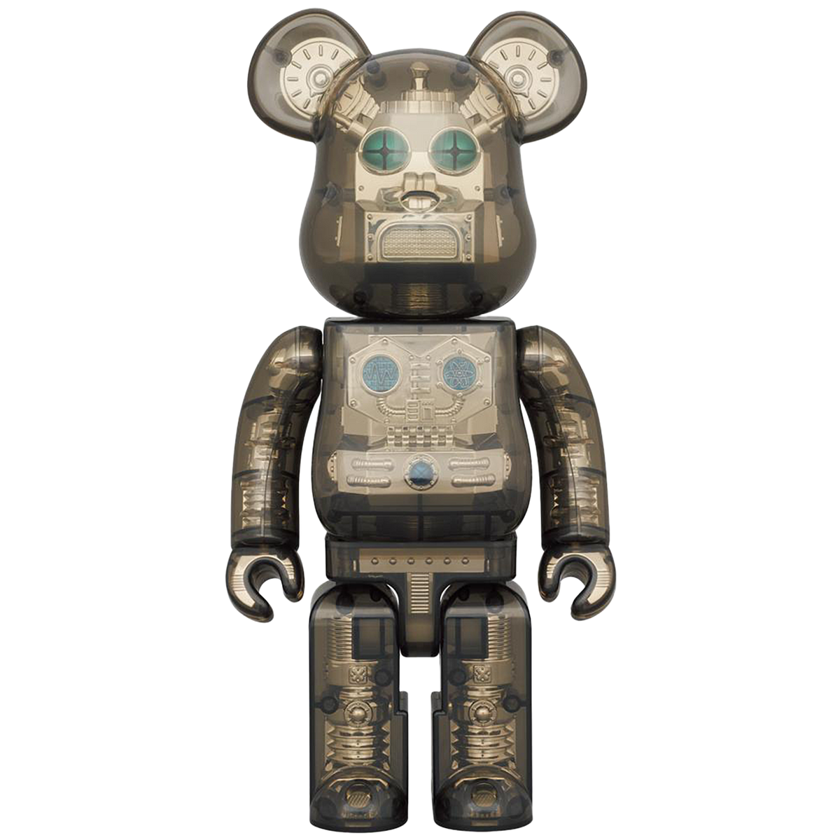 BE@RBRICK HxS(HIROTA SAIGANSHO) 400% CLEAR BLACK