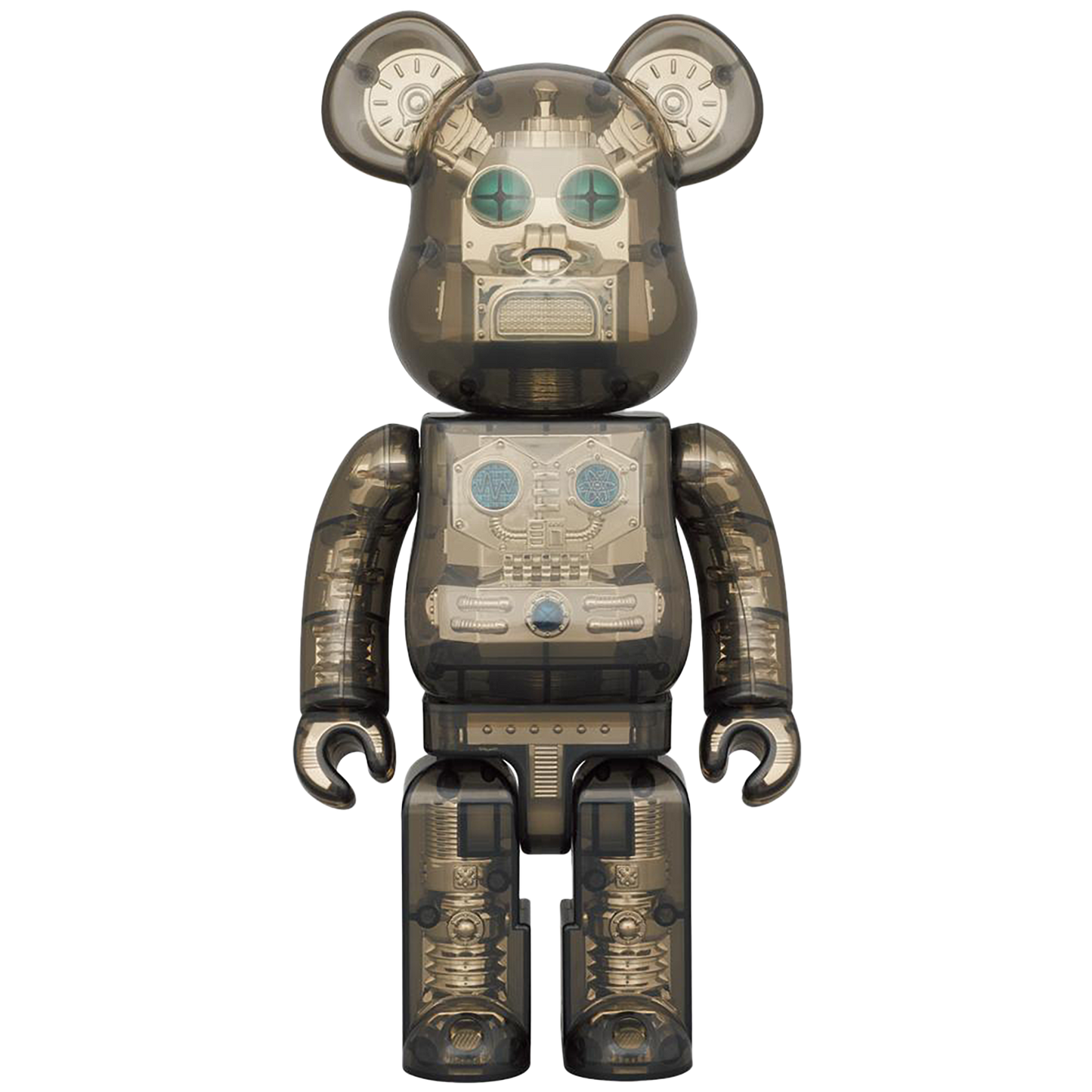 BE@RBRICK HxS(HIROTA SAIGANSHO) 400% CLEAR BLACK