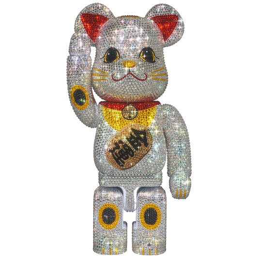 水晶装饰 BE@RBRICK 招财猫财运 400%
