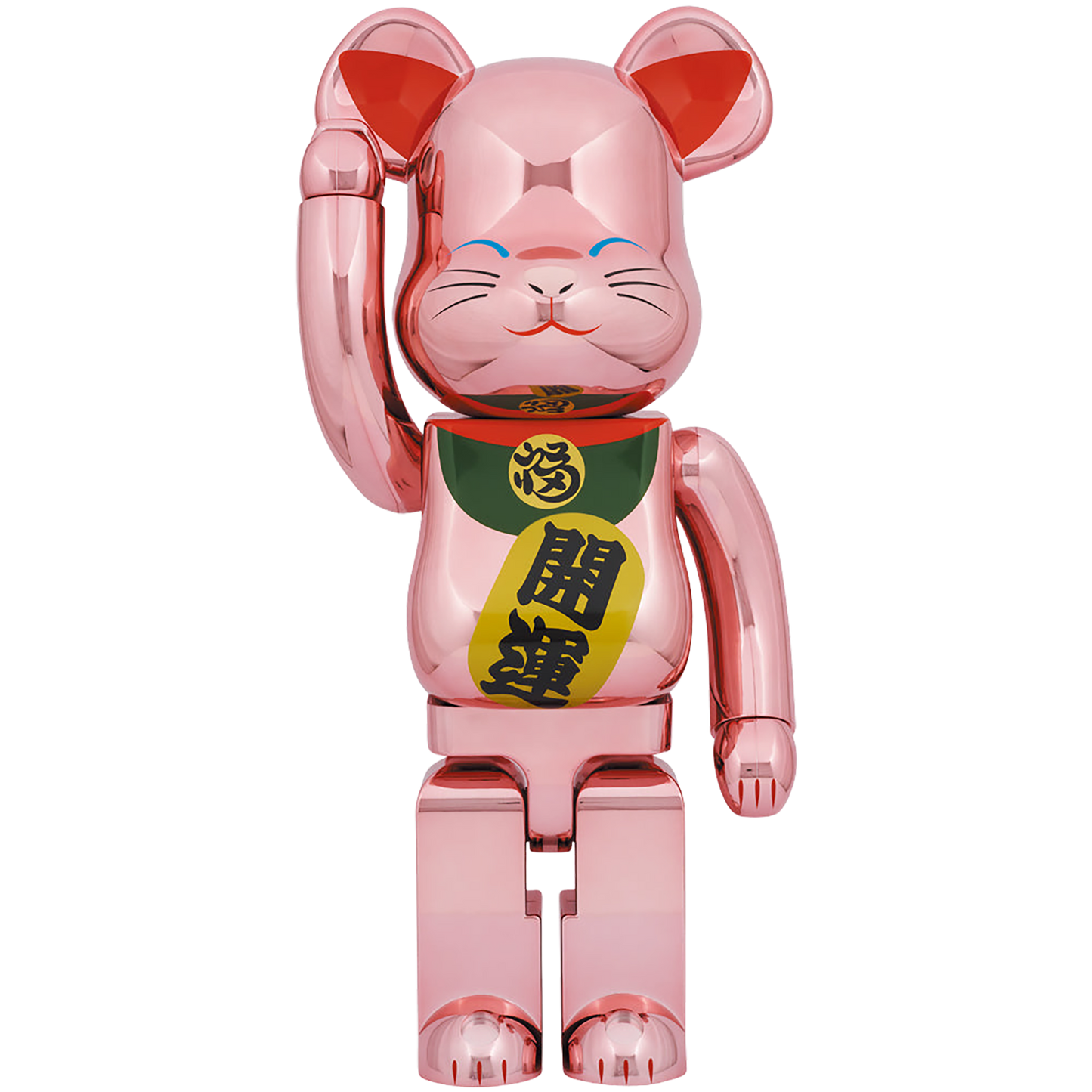 BE@RBRICK 招财猫 招财桃 镀金 1000%