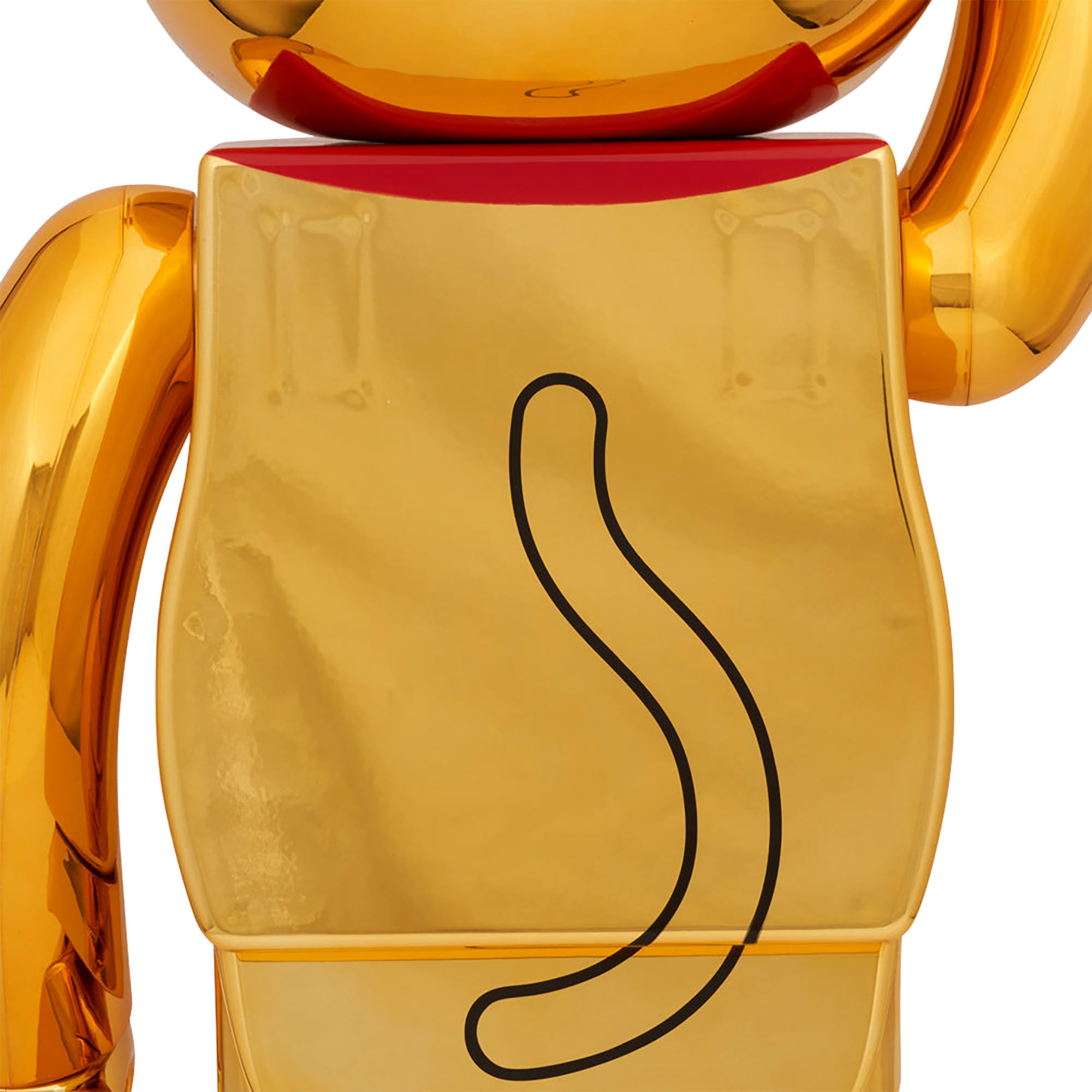 BE@RBRICK Manekineko Good Luck Gold Plated Luminous 1000%