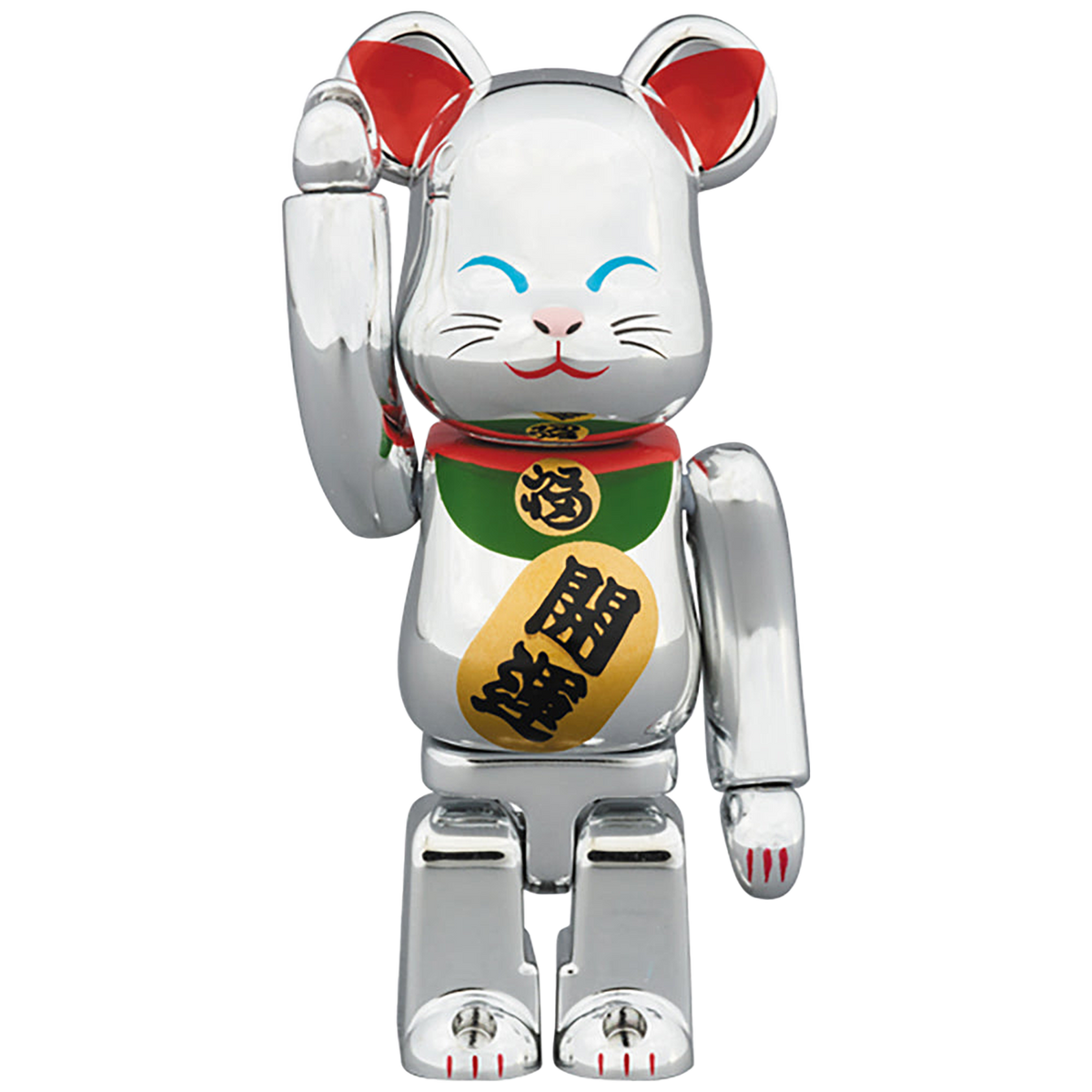 BE@RBRICK 招き猫 銀メッキ 弐 100％