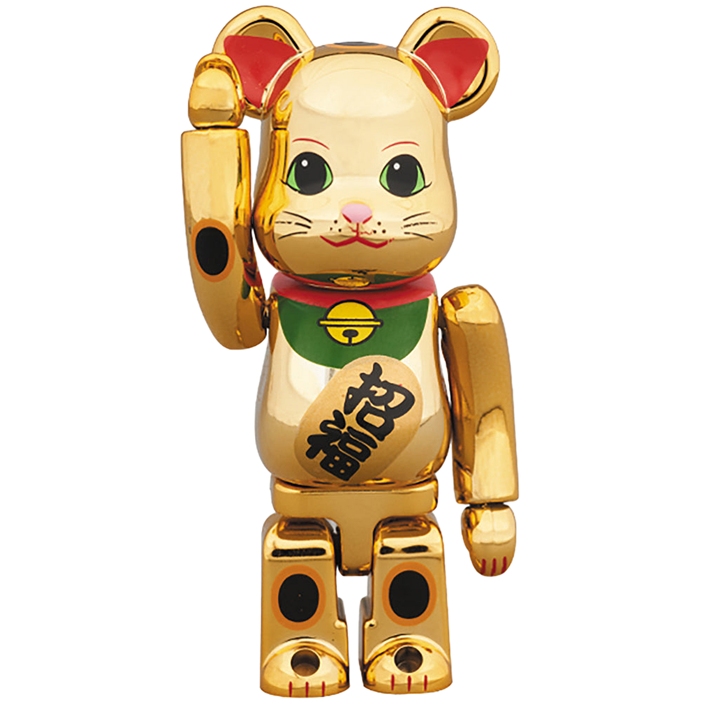BE@RBRICK 招き猫 金メッキ 伍 100％