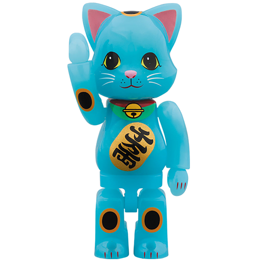 NY@BRICK 招き猫 青蓄光 100％