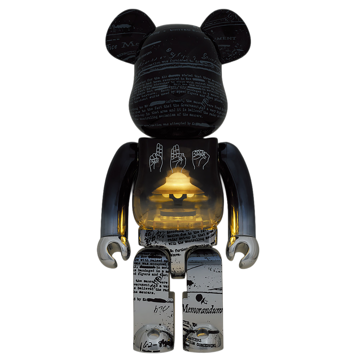 BE@RBRICK U.F.O.第二版。 1000%