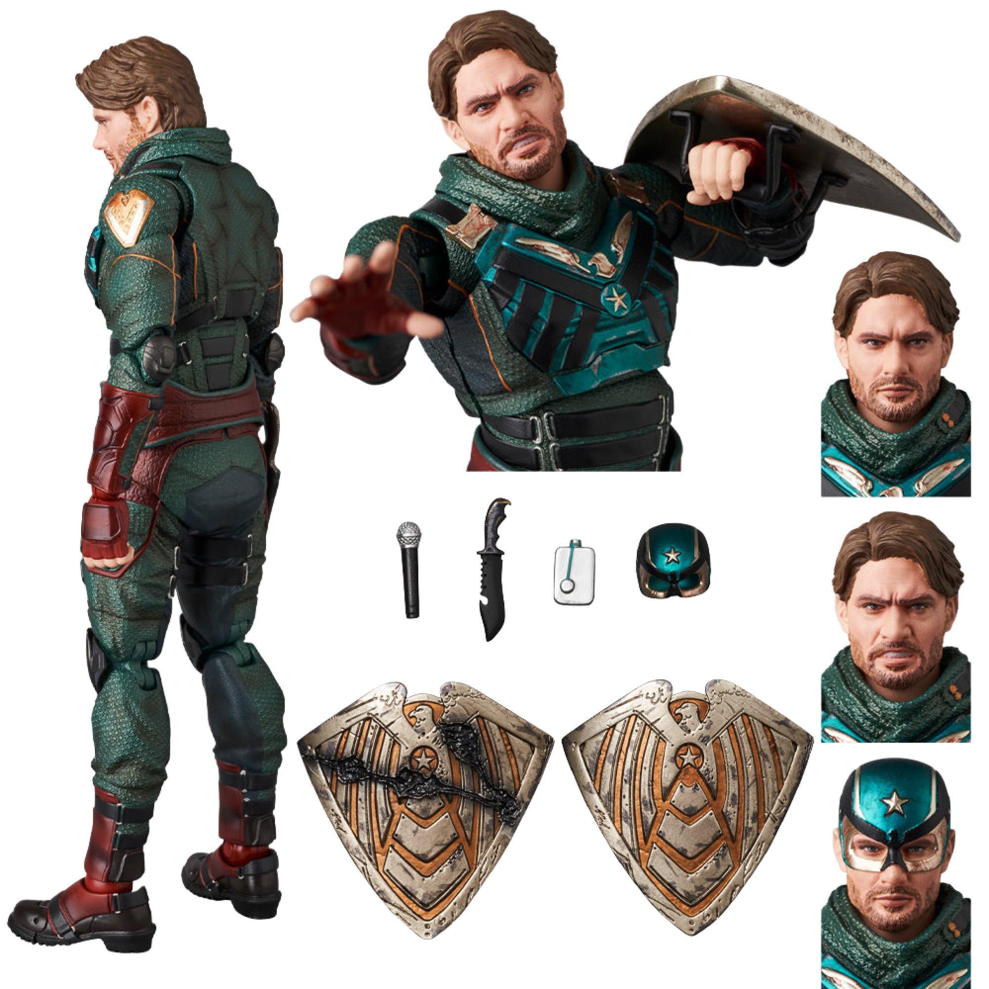 MAFEX ソルジャーボーイ フィギュア 海外ドラマ『THE BOYS』から伝説のヒーロー「ソルジャー・ボーイ」が