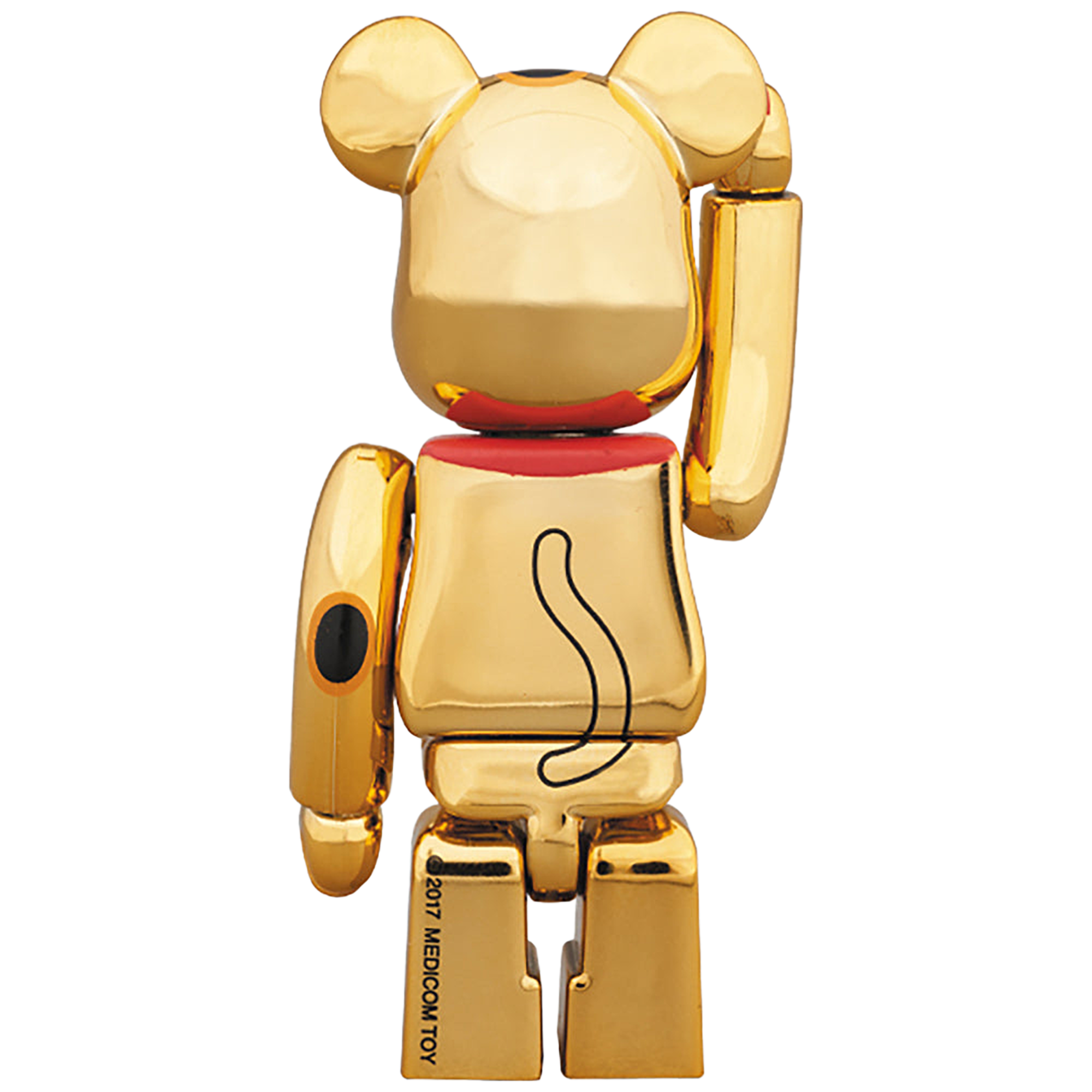 BE@RBRICK 招き猫 金メッキ 伍 100％