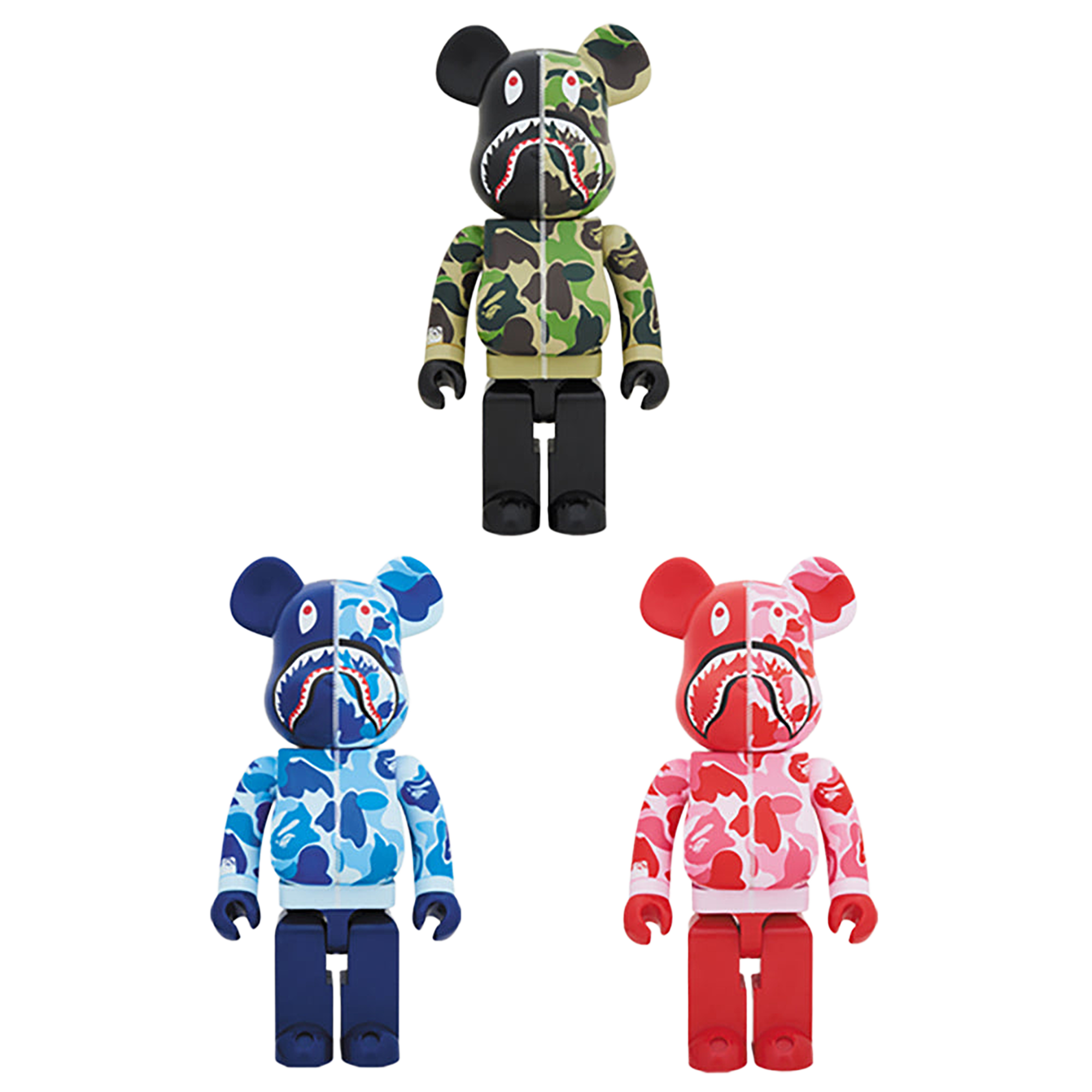 BAPE(R) CAMO SHARK BE@RBRICK 1000％