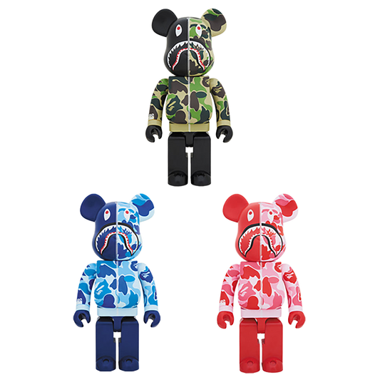 BAPE(R) CAMO SHARK BE@RBRICK 1000％