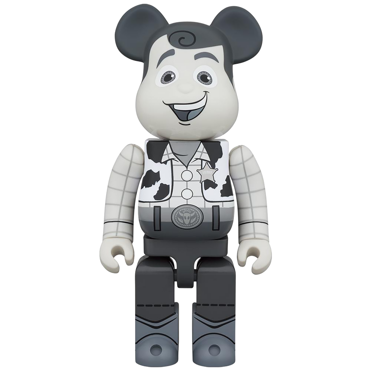 BE@RBRICK WOODY B&W Ver. 1000%