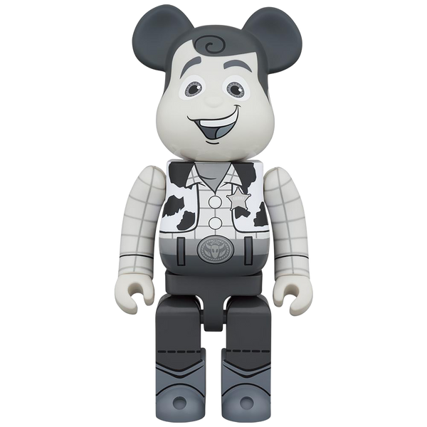 BE@RBRICK TOY STORY Woody モノクロ Ver. BE@RBRICK WOODY B&W Ver. 1000％ | MEDICOM TOY OFFICIAL STORE