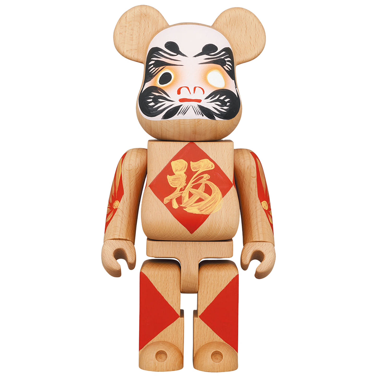 BE@RBRICK Karimoku Daruma 3 Gold 400%