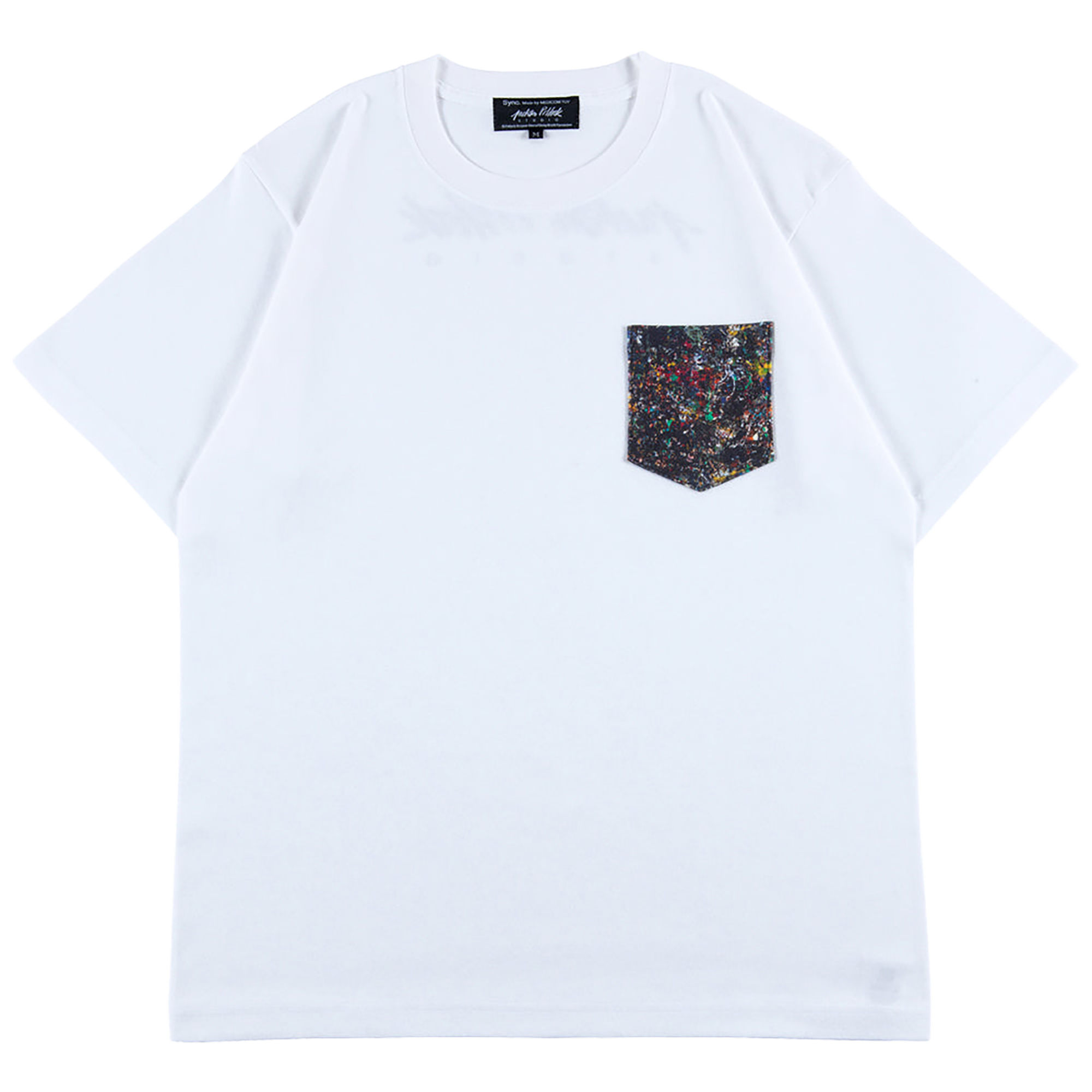 POCKET TEE "Jackson Pollock Studio 03"